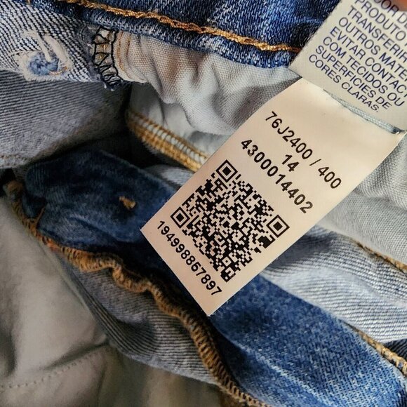 Tommy Hilfiger Women’s High Waisted Paper Bag Denim Cropped Jeans 90s Y2k 14‎ - Picture 11 of 12